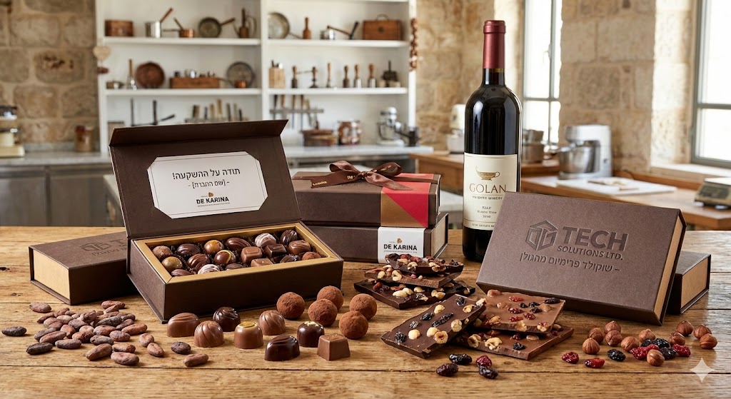 שוקולד ממותג: כשהמתנה לעובדים היא יותר מסתם לוגו על אריזה