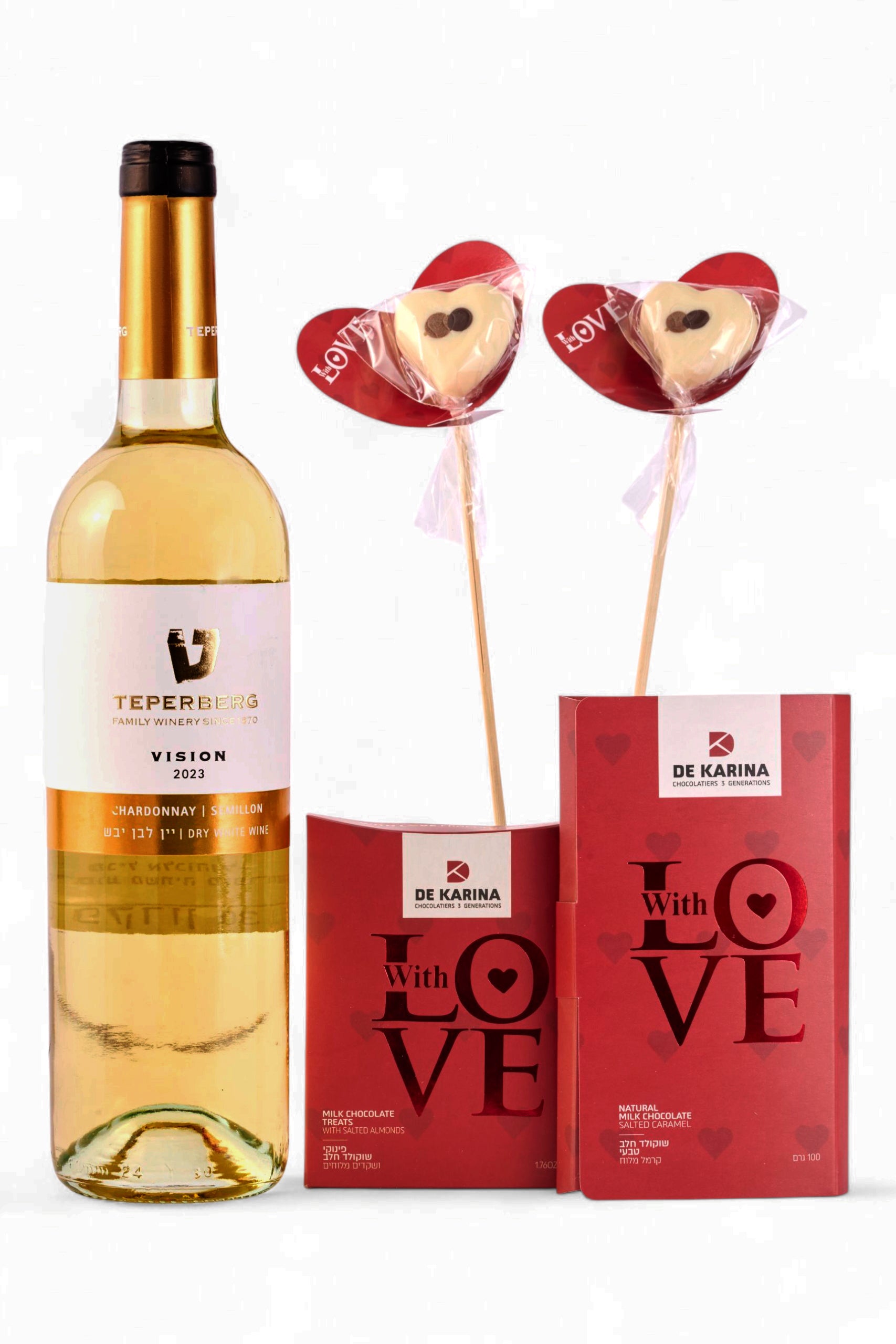 De Karina wine and chocolate bundle