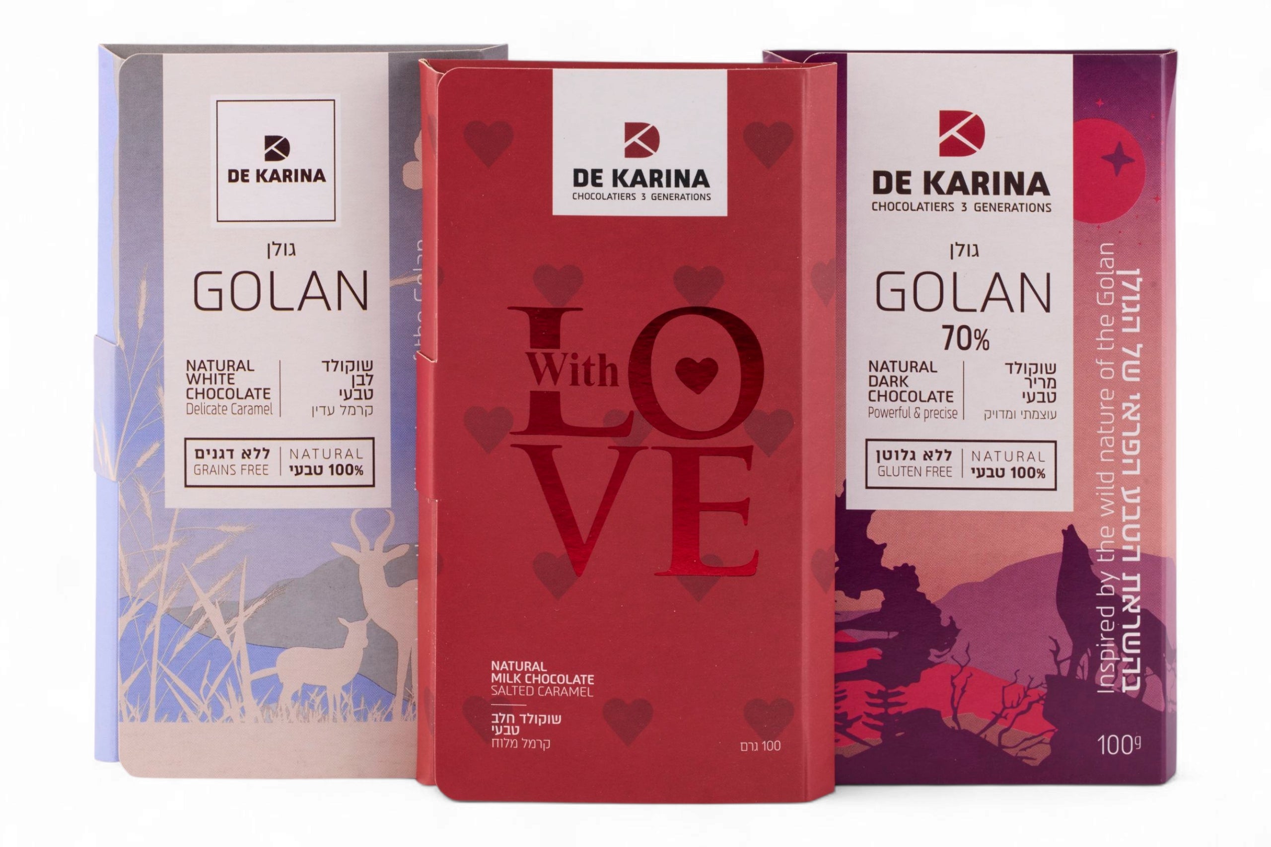 De Karina chocolate bundle in 3 variants