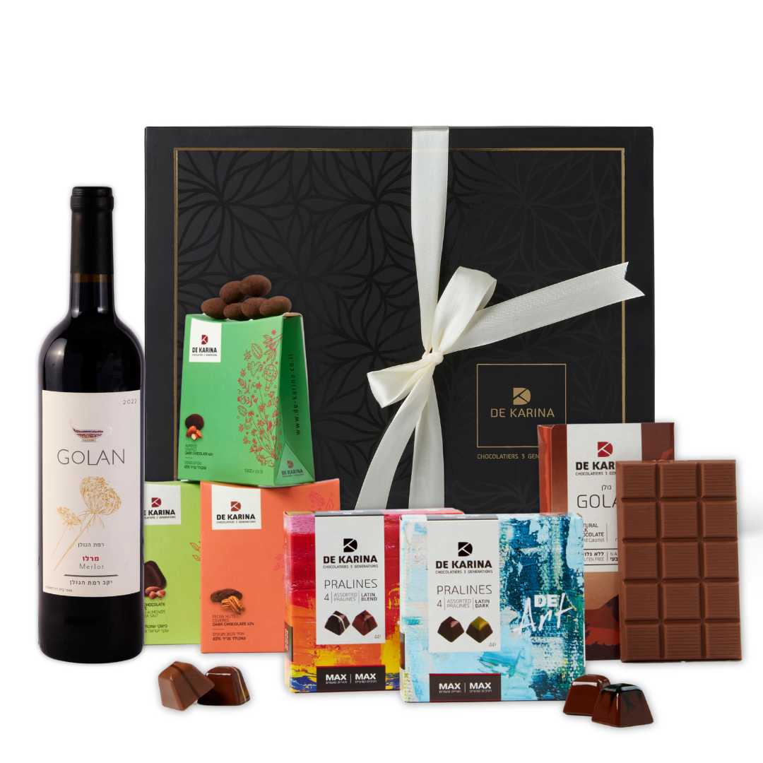 מארז ELEGANT- שוקולד ויין