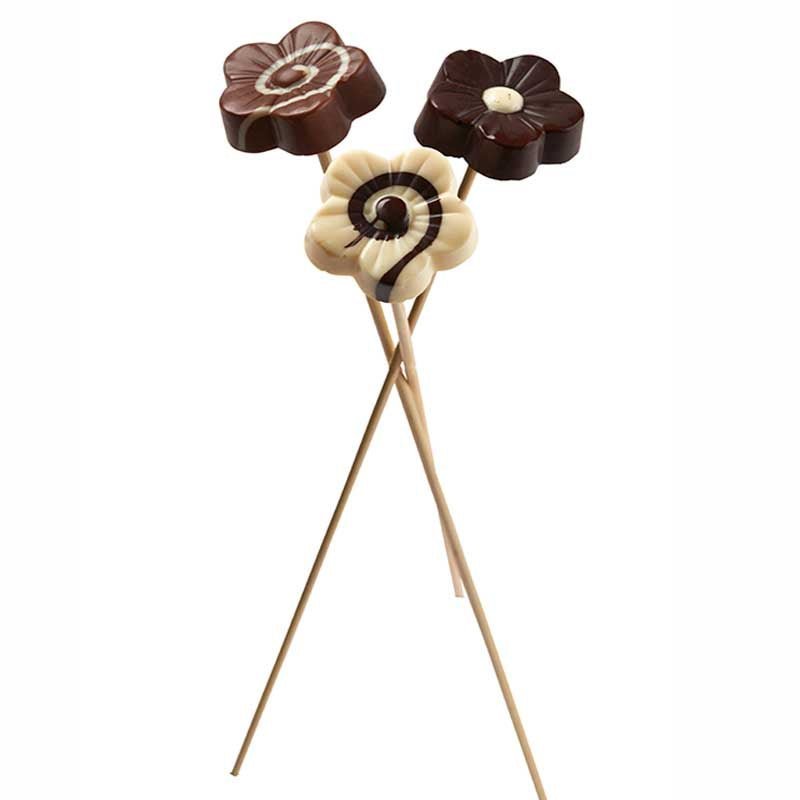 פרח שוקולד על מקל- 1 יח