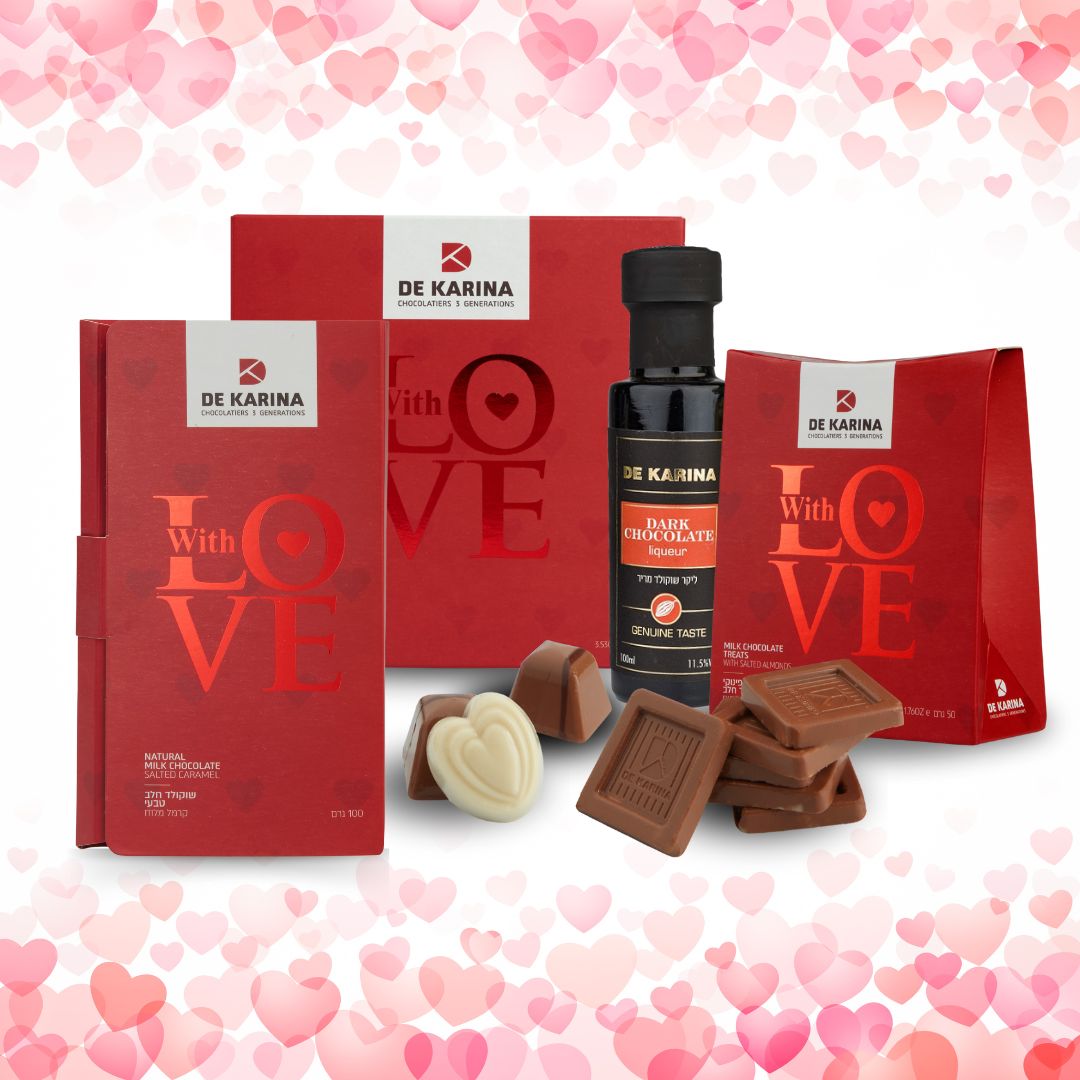 מארז שוקולד יום האהבה