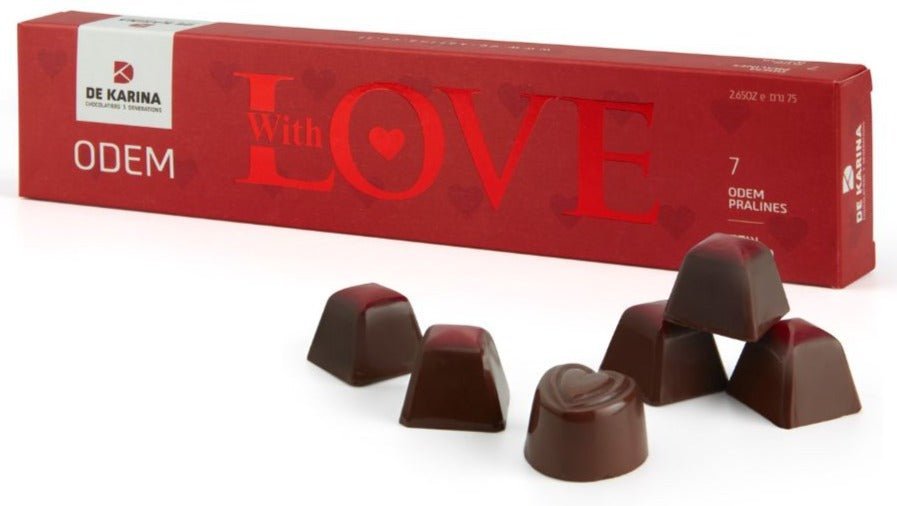 פרלינים במילוי שוקולד מריר