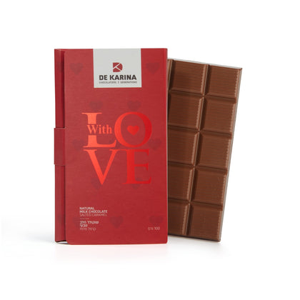 טבלת שוקולד WITH LOVE